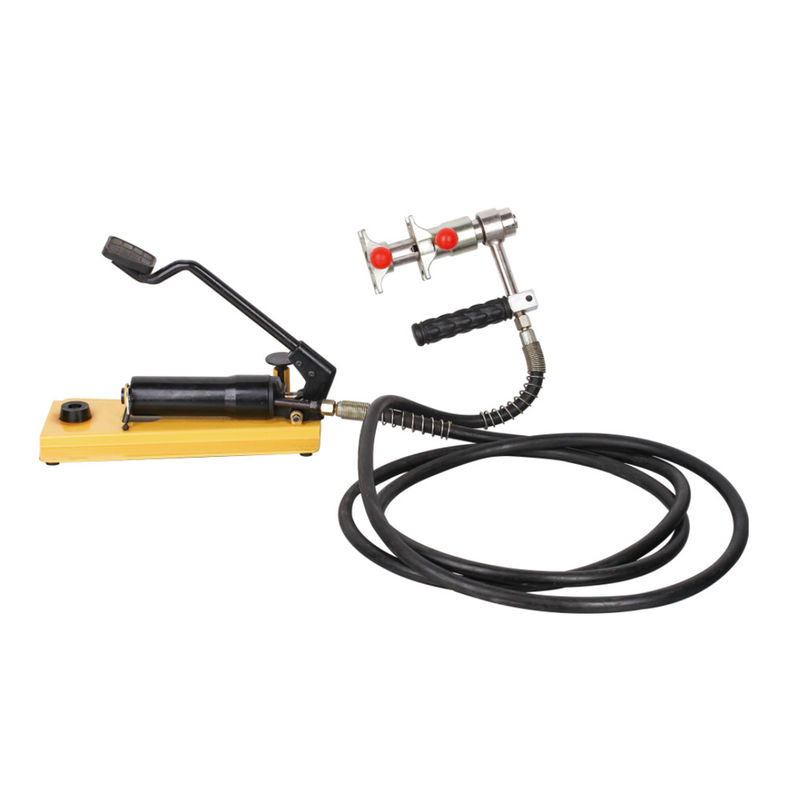DL-1232-5 Pedal-Hydraulik-Presswerkzeug, das zum Anschließen von Rohrinstallationswerkzeugen verschiebbar ist