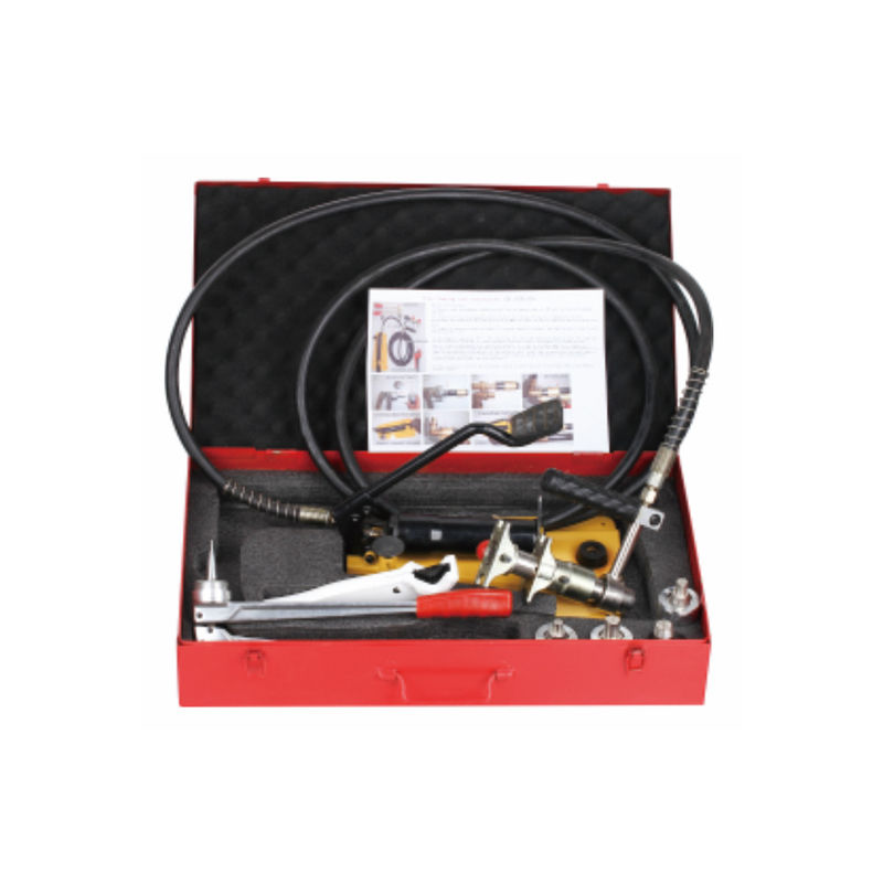 DL-1232-5 Pedal-Hydraulik-Presswerkzeug, das zum Anschließen von Rohrinstallationswerkzeugen verschiebbar ist